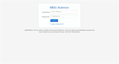 Desktop Screenshot of msiadmin.com