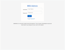 Tablet Screenshot of msiadmin.com